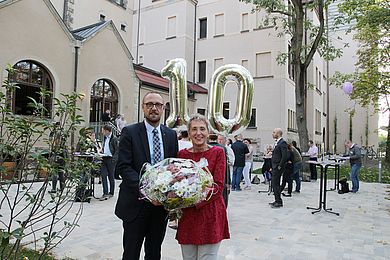 Jubiläum Frühstück inklusive: Tobias Schmidt und Rita Eichhorn